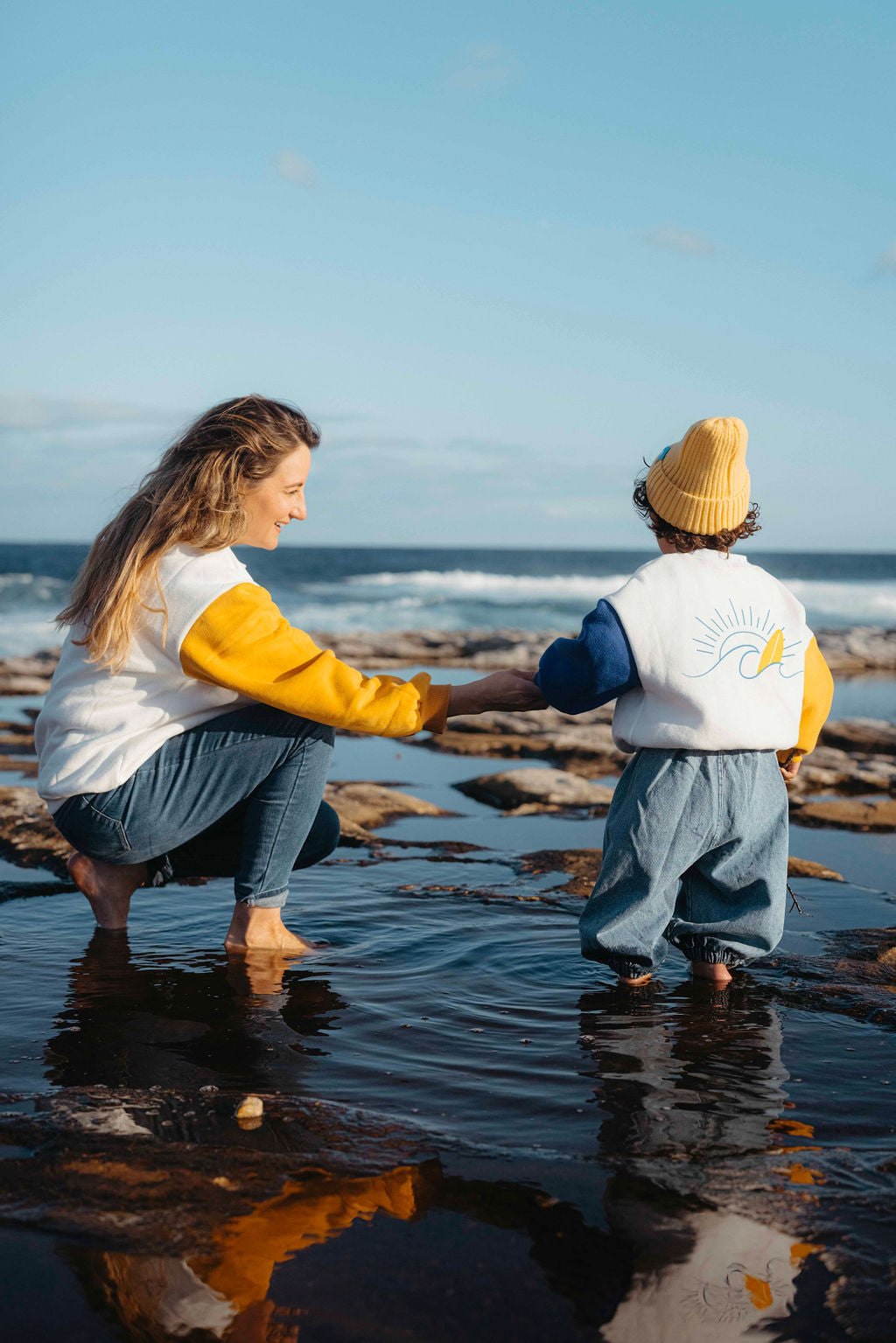 Mamai Pullover- Blue Surf