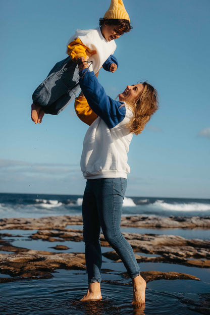 Mamai Pullover- Blue Surf