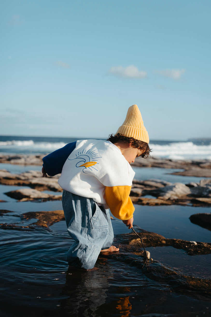 Pullover- Blue Surf