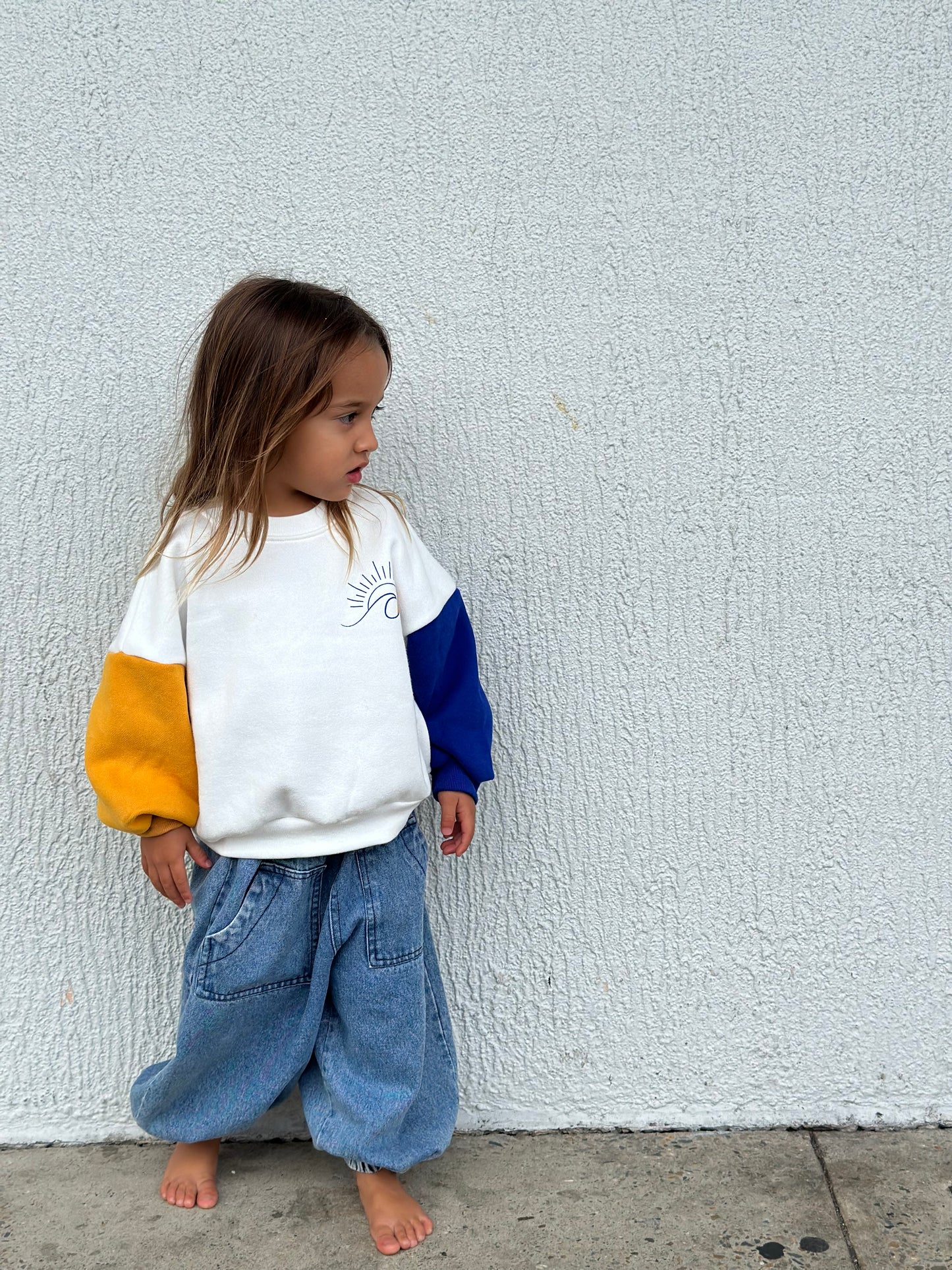 Pullover- Blue Surf